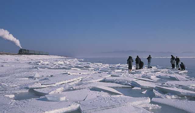 Photographen auf dem Eis